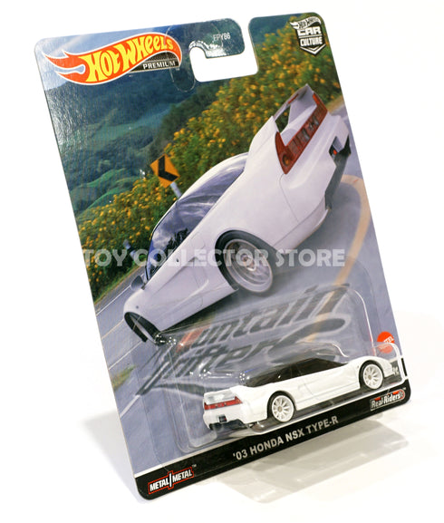 Hot Wheels Mountain Drifters 03 Honda NSX Type R Car Culture Diecast White NSX